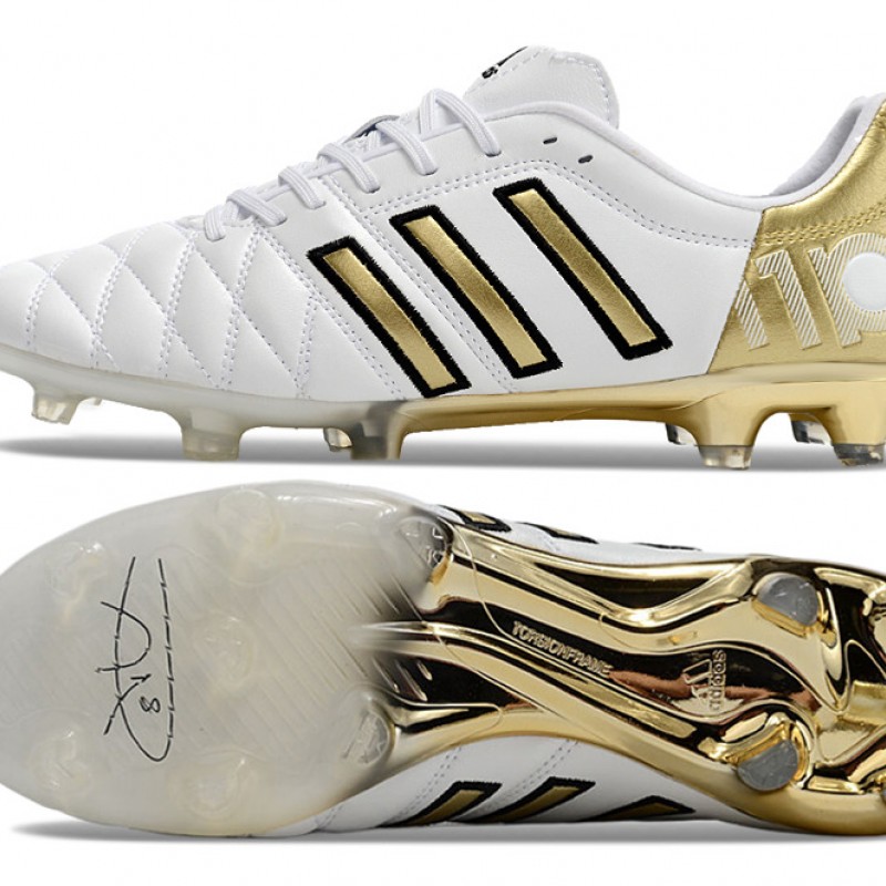 Adidas Adipure 11 PRO X PD25 TRX FG White/Gold/Black Football Boots & Shoes