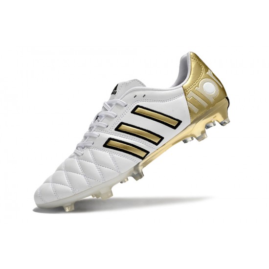 Adidas Adipure 11 PRO X PD25 TRX FG White/Gold/Black Football Boots & Shoes