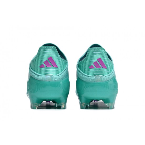 Adidas F50 FG Football Boots & Shoes Green Purple