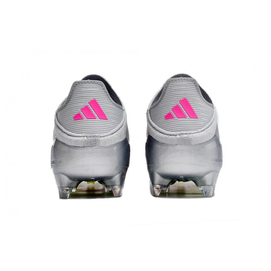 Adidas F50 FG Football Boots & Shoes Silver Purple Green