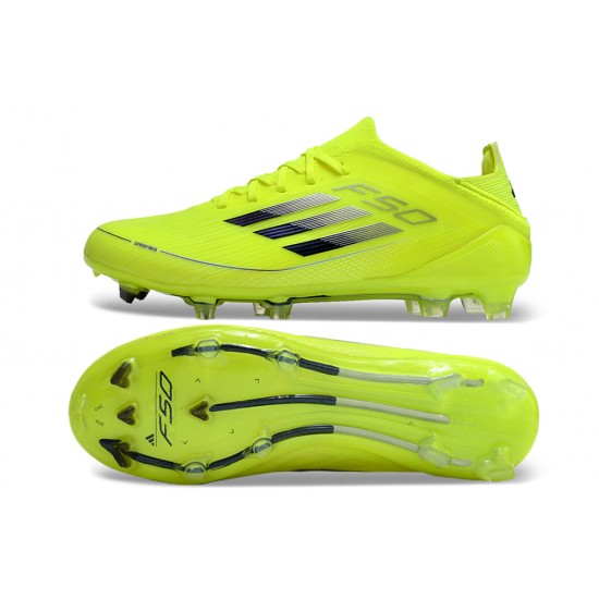 Adidas F50 FG Football Boots & Shoes Yellow Black