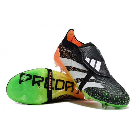 Adidas Predator Accuracy FG Boost Football Boots & Shoes Black Green White Orange