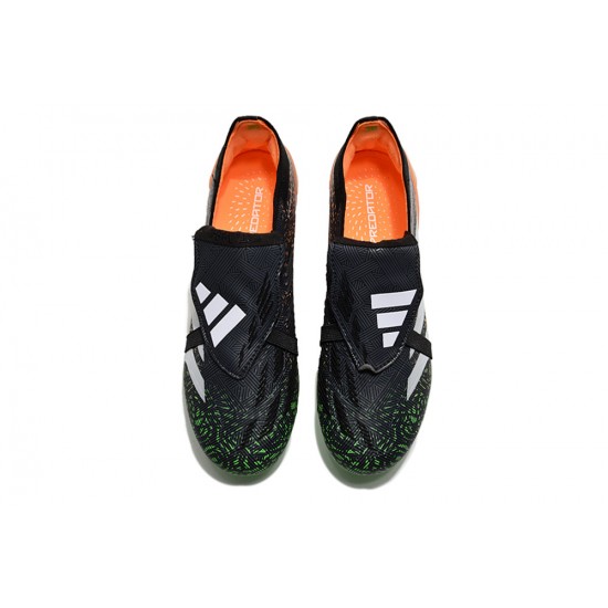 Adidas Predator Accuracy FG Boost Football Boots & Shoes Black Green White Orange