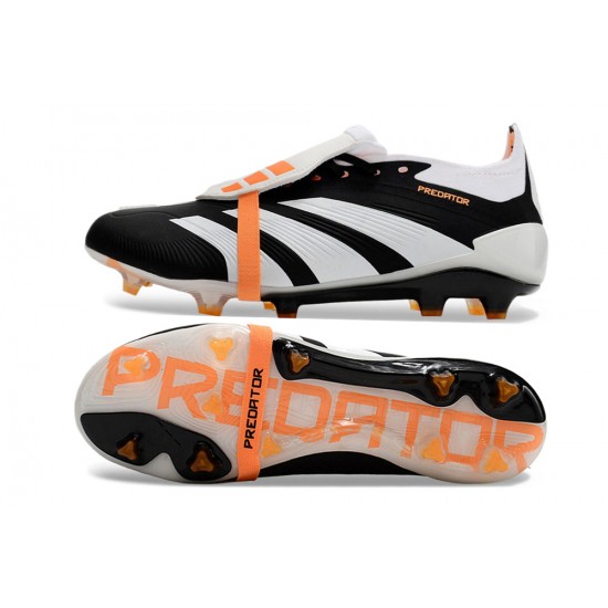 Adidas Predator Accuracy FG Boost Football Boots & Shoes Black White Orange