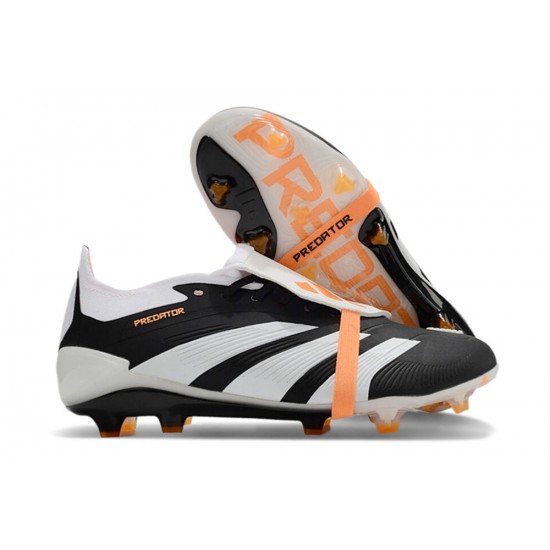 Adidas Predator Accuracy FG Boost Football Boots & Shoes Black White Orange