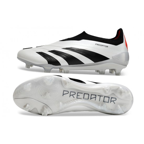 Adidas Predator Accuracy FG Boost Football Boots & Shoes Black White Red