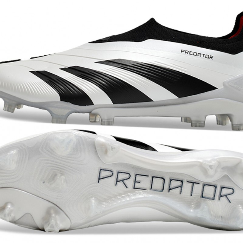 Adidas Predator Accuracy FG Boost Football Boots & Shoes Black White Red 