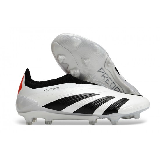 Adidas Predator Accuracy FG Boost Football Boots & Shoes Black White Red