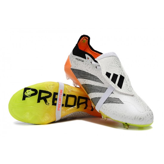 Adidas Predator Accuracy FG Boost Football Boots & Shoes Black White Yellow