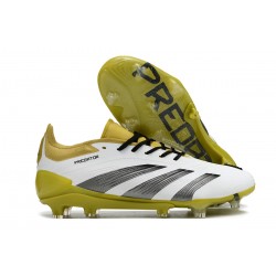 Adidas Predator Accuracy FG Boost Football Boots & Shoes Olive Black White 