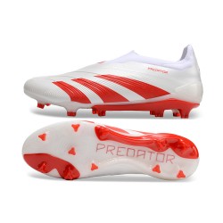 Adidas Predator Accuracy FG Boost Football Boots & Shoes White Red 