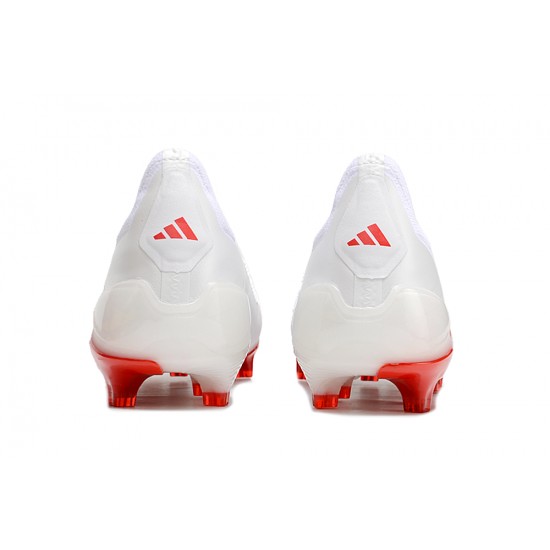 Adidas Predator Accuracy FG Boost Football Boots & Shoes White Red