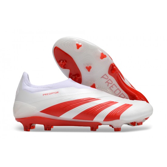 Adidas Predator Accuracy FG Boost Football Boots & Shoes White Red