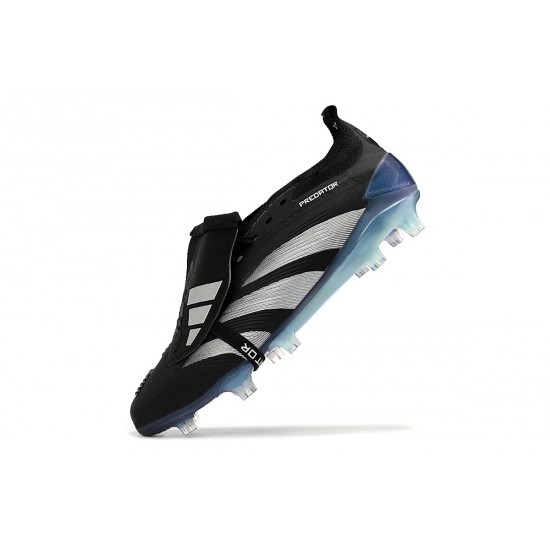 Adidas Predator Accuracy FG Low Football Boots & Shoes Black Silver Blue