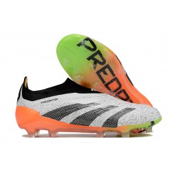 Adidas Predator Accuracy FG Low Football Boots & Shoes Orange Black Grey 