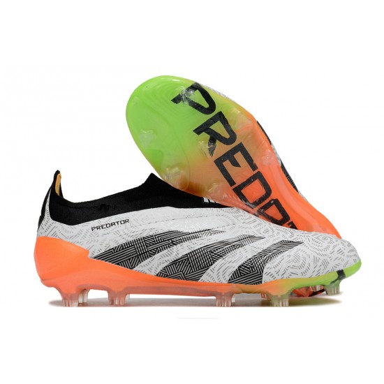 Adidas Predator Accuracy FG Low Football Boots & Shoes Orange Black Grey