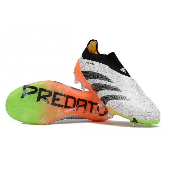 Adidas Predator Accuracy FG Low Football Boots & Shoes Orange Black Grey