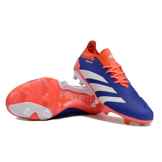 Adidas Predator Accuracy FG Low Football Boots & Shoes Orange White Blue