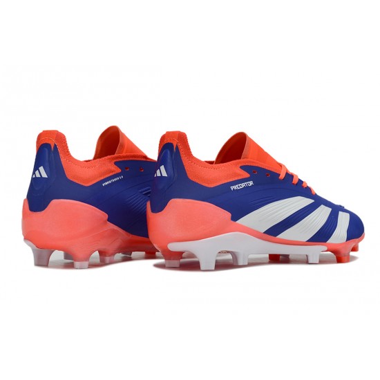 Adidas Predator Accuracy FG Low Football Boots & Shoes Orange White Blue