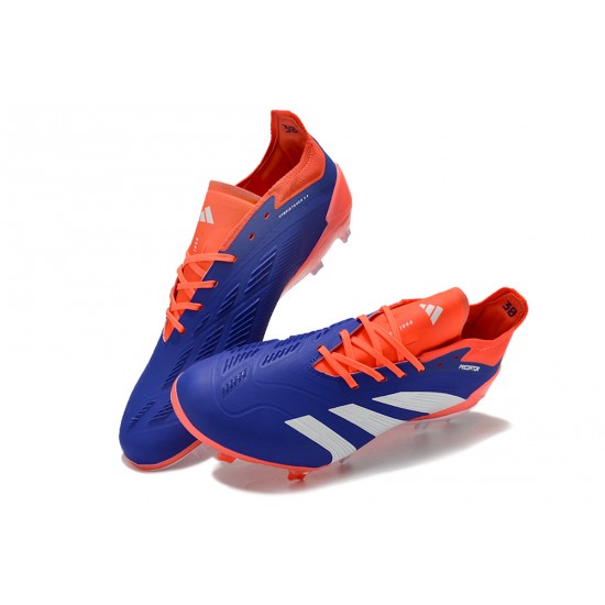 Adidas Predator Accuracy FG Low Football Boots & Shoes Orange White Blue