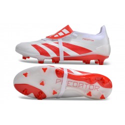 Adidas Predator Accuracy FG Low Football Boots & Shoes Red White 