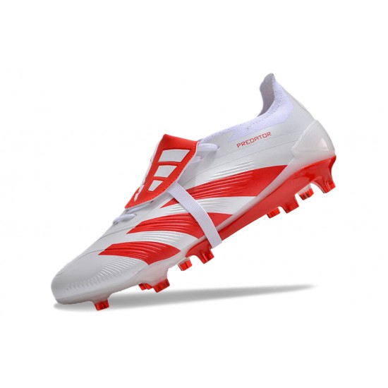 Adidas Predator Accuracy FG Low Football Boots & Shoes Red White