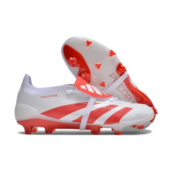 Adidas Predator Accuracy FG Low Football Boots & Shoes Red White