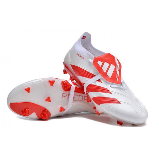 Adidas Predator Accuracy FG Low Football Boots & Shoes Red White