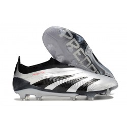 Adidas Predator Accuracy FG Low Football Boots & Shoes Silver Black 