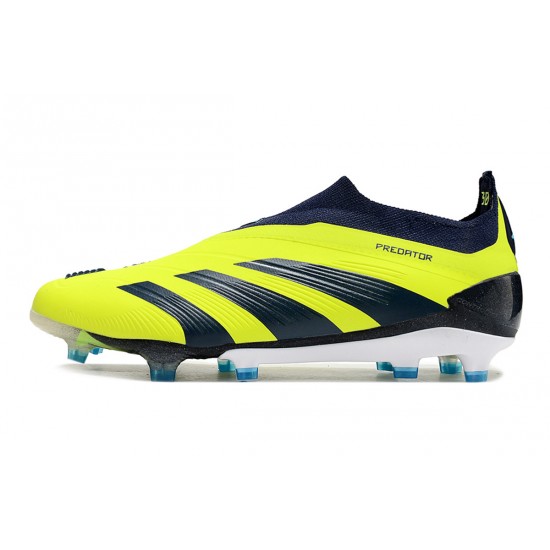 Adidas Predator Accuracy FG Low Football Boots & Shoes Yellow Blue