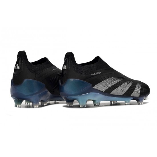 Adidas Predator Accuracy FG Football Boots & Shoes Black Blue Silver