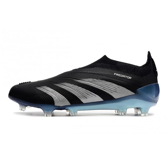 Adidas Predator Accuracy FG Football Boots & Shoes Black Blue Silver