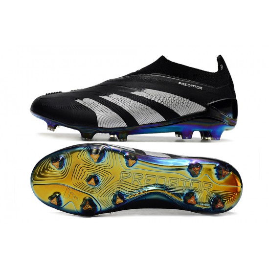 Adidas Predator Accuracy FG Football Boots & Shoes Black Grey