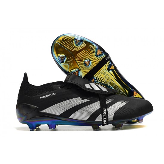 Adidas Predator Accuracy FG Football Boots & Shoes Black Silver