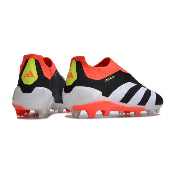 Adidas Predator Accuracy FG Football Boots & Shoes Black White Orange