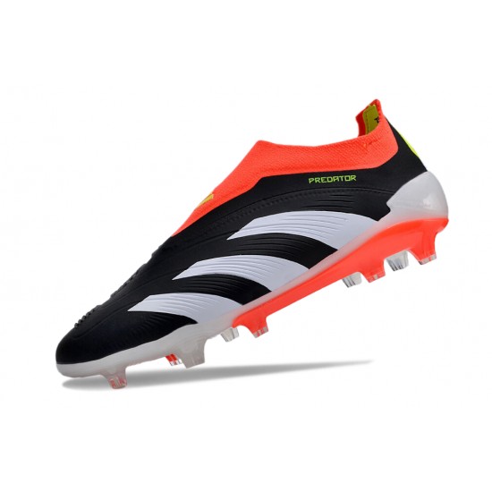 Adidas Predator Accuracy FG Football Boots & Shoes Black White Orange