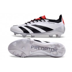 Adidas Predator Accuracy FG Football Boots & Shoes Black White Red 