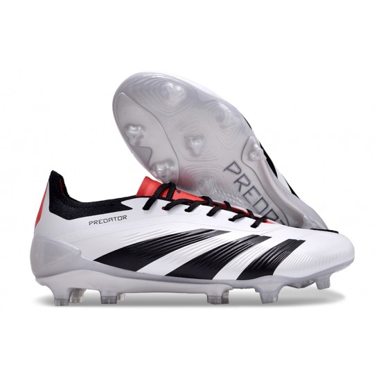 Adidas Predator Accuracy FG Football Boots & Shoes Black White Red