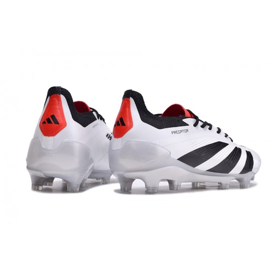 Adidas Predator Accuracy FG Football Boots & Shoes Black White Red