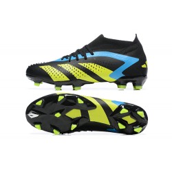 Adidas Predator Accuracy FG Football Boots & Shoes Black Yellow Blue 