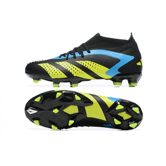 Adidas Predator Accuracy FG Football Boots & Shoes Black Yellow Blue