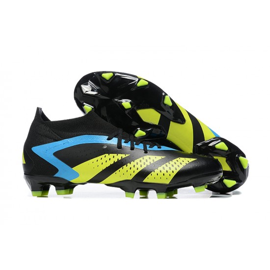 Adidas Predator Accuracy FG Football Boots & Shoes Black Yellow Blue