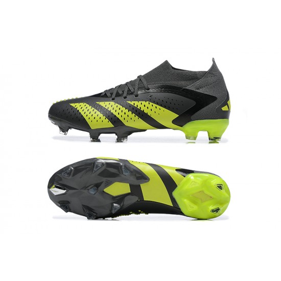 Adidas Predator Accuracy FG Football Boots & Shoes Black Yellow