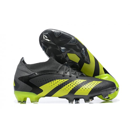 Adidas Predator Accuracy FG Football Boots & Shoes Black Yellow