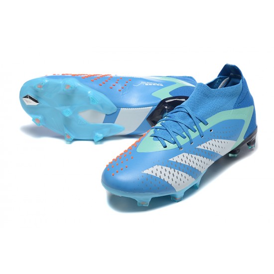 Adidas Predator Accuracy FG Football Boots & Shoes Blue Grey