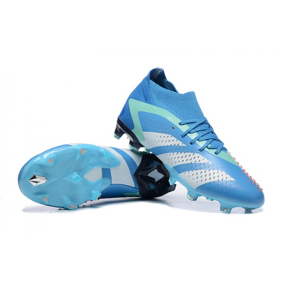 Adidas Predator Accuracy FG Football Boots & Shoes Blue Grey