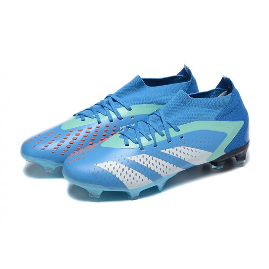 Adidas Predator Accuracy FG Football Boots & Shoes Blue Grey