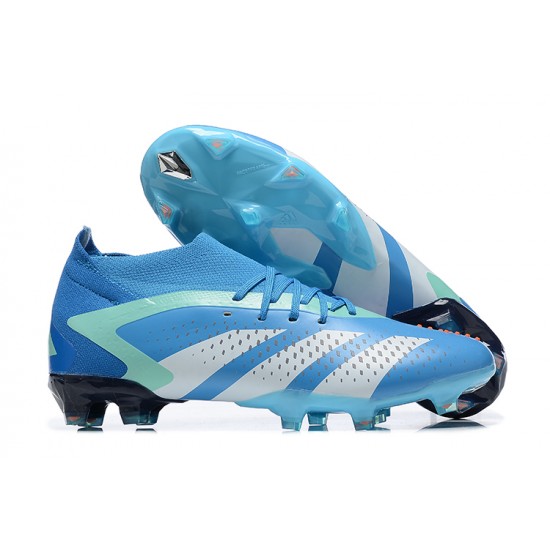 Adidas Predator Accuracy FG Football Boots & Shoes Blue Grey