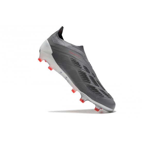 Adidas Predator Accuracy FG Football Boots & Shoes Grey Deep Grey