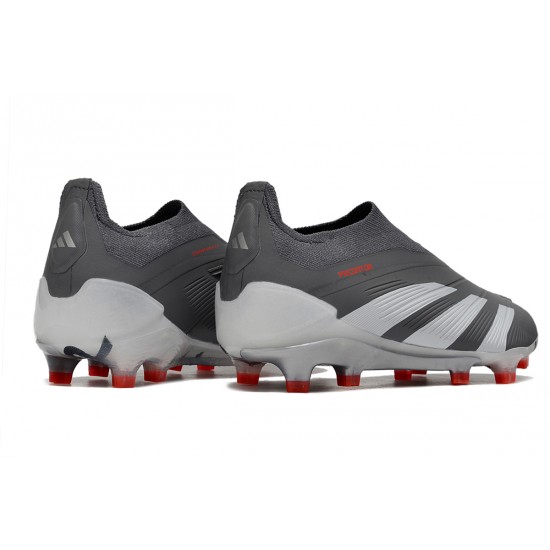 Adidas Predator Accuracy FG Football Boots & Shoes Grey Deep Grey